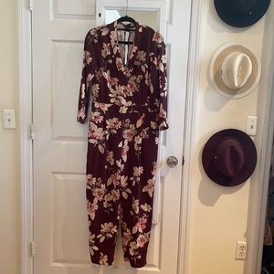 Zara Floral Jumpsuit